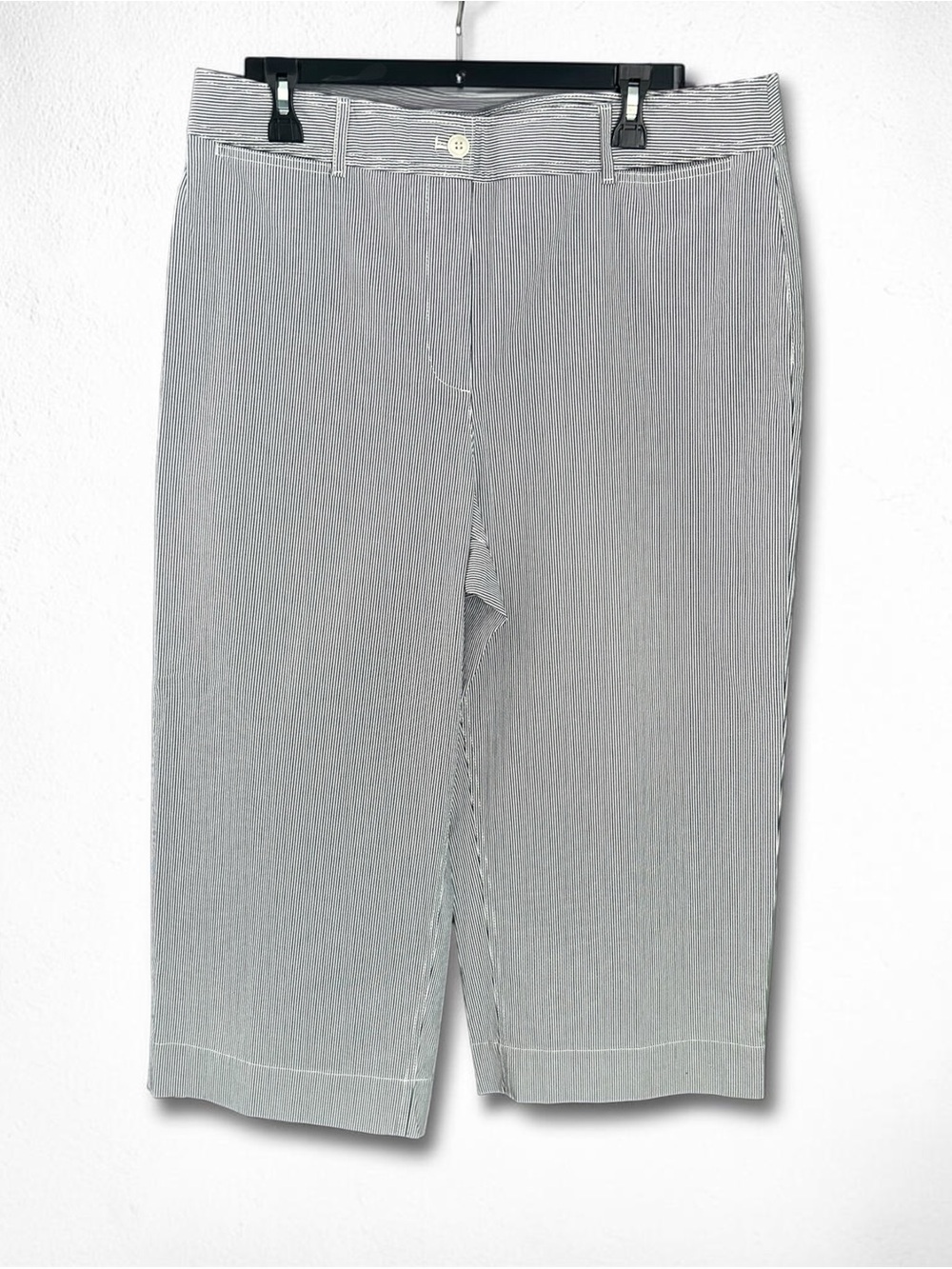 Talbots Women's Pinstripe Wide Leg Pants
